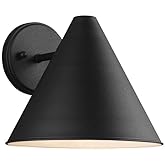 Sea Gull 8538501-12 Crittenden Outdoor Wall Sconce, 1-Light 75 Watts, Black