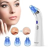 Blackhead Remover, Beakmil Electric Blackhead Remover Vacuum Suction exfoliating tool, USB Rechargeable Skin Facial Pore Cleaner, Acne Comedo Vacuum Suction Extractor Tool for Women and Men