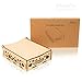 Creawoo Heart Holder Box Wooden Wedding Sign a Heart Drop Box for Guest Book- Message Box Wedding Gift for Friends