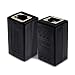 ITBEBE Black RJ45 in-Line Coupler Connector Cat7 Cat6 Cat5E Ethernet Network Cable Extender Adapter (2-Pieces, Black) primary