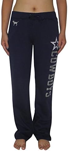 Pink Victoria's Secret DAL Cowboys Womens Pajama Pants L Dark Blue