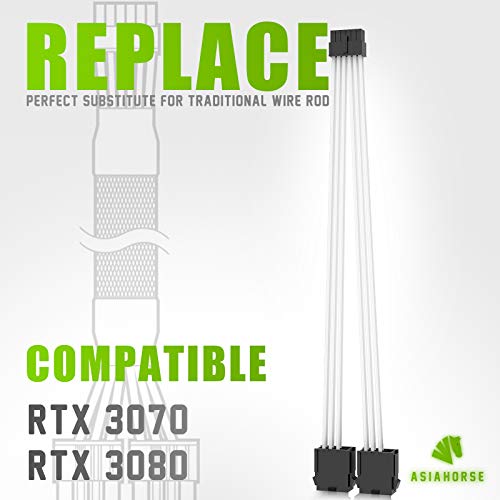 Asiahorse RTX 3.0 Series 12pin to Dual 8port Extension Cable PCIe Molex