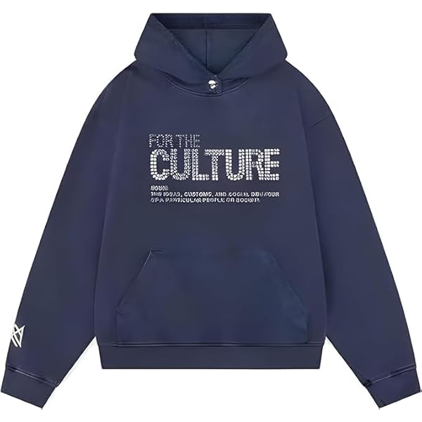 Amazon.com: Gamla For The Culture Crystal Blue Fleece Hoodie (US