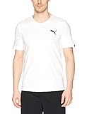 PUMA Men's Iconic V-Neck Tee, Puma White, X-Large