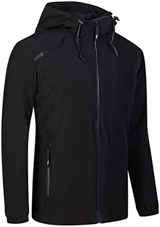 Womens Windbreaker Jacket Waterproof Rain Coat Hooded Hiking Running