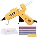 30W Mini Hot Melt Glue Gun Kit with 25pcs Hot Glue Sticks High Temperature Energy Efficient for DIY Small Craft and Quick Repairs, Yellow