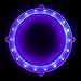 Blinngo Cornhole LED Lights, Ultra Bright Standard Cornhole Night Light for Family Backyard Bean Bag Toss Cornhole Game, Four Color Options, Long-Lasting Over 72 Hours, 2 Set (Purple)