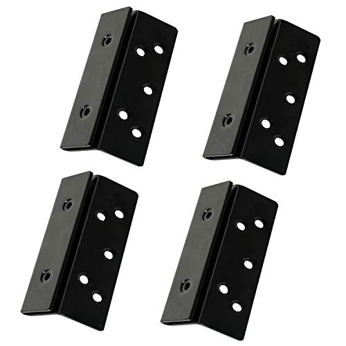 MEICOCO Bed Frame Bed Post Double Hook Slot Bracket Set of 4 (4