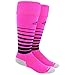 adidas Unisex Team Speed Soccer OTC Sock (1-Pair), Shock Pink/Black/Light Onix, 9-13
