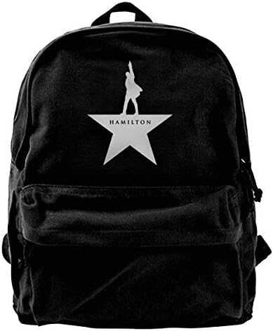 OKWLM U Adjustable Strap Backpack,Musicals Hamilton Laptop Bags,for Outdoors,Workout,Traveling,Casual,Running,Hiking,Cycling