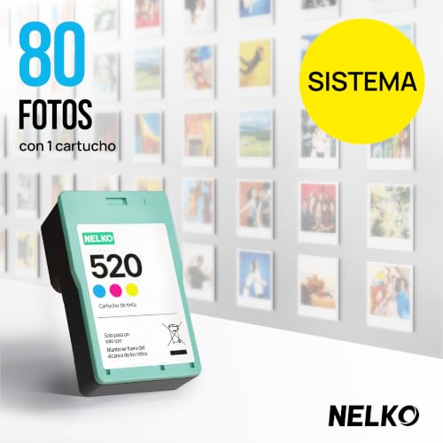 Nelko PP01 Portable Photo Printer with 100 Sheets Paper and Ink Cartridge, Instant Photo Printing for iOS/Android, Mini Pocket Size Printer with Editing App | Impresión en color, edición de aplicaciones con filtros / marcos, para viajes, artesanías, regalos personalizados