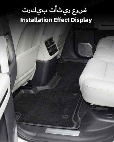 KASUART Car Floor Mat Compatible with Jetour G700 2025-2026 TPE 6Seats All Weather Protector Double Layer Car Foot Mats Waterproof Anti-Dirty Rubber Mat Jetour G700 Interior Accessories