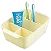 mDesign Baby Nursery Storage Organizer Bin for Medicine, Thermometer, Nasal Aspirator, Washcloths - Lemon Yellow