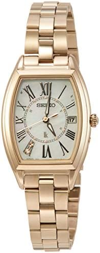 [セイコーウォッチ] 腕時計 ルキア Lady Gold ソーラー電波 チタンモデル トノー型 ダイヤ入り白蝶貝文字盤 サファイアガラス 日常生活用強化防水(10気圧) SSQW046 レディース ゴールド