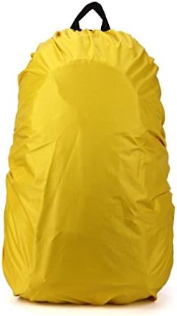 GQMART New Waterproof Travel Hiking Accessory Backpack Camping Dust Rain Cover 35L,Blue Yellow,60L