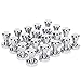 Magnetic Push Pins 20 pack ,Silver Magnets, Brushed Nickel Push Pin Strong Magnets for Refrigerator,Whiteboard, Map, Calendar and More