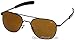 AO Eyewear Original Pilot 55mm 23K Gold Frame Bayonet Temple Cosmetan Brown Glass Lens Sunglasses USMC USAF USN