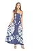 Riviera Sun 21611-NW-XL Strapless Tube Maxi Dress/Summer Dresses Navy/White
