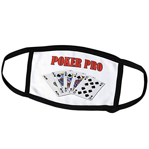 3dRose Face Mask Medium, Poker Pro. Funny Quote. Popular Saying