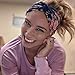 DRESHOW 6 Pack Women Headband Boho Floal Style Criss Cross Head Wrap Elastic Hair Accessories