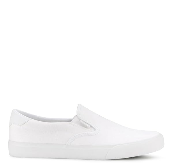 LUGZ | CLIPPER CASUAL SNEAKERS FOR MEN | SLIP ON SHOES FOR MEN | EVERYDAY MEN FOOTWEAR, WHITE, 14