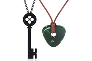 FUNBOAT Coraline Charms Bracelet Key Seeing Stone Necklace - Halloween Costume Jewelry Gift for Women Men and Fans