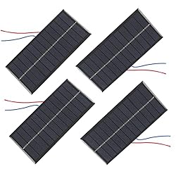 4Pcs 5V 6V 1W Mini Solar Panels for Solar Power