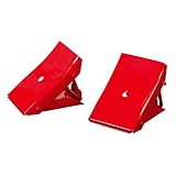 Torin Big Red Steel Safety Wheel Chock: Foldable Tire Stop, 1 Pair
