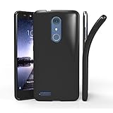 ZTE ZMAX PRO case Slim Thin Durable Rubberized flexible case (Injection Black)