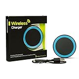 Tundras Blue 2 Pack QI Wireless Universal Cell Phone Charger Compatible w/All Qi-Enabled Phones