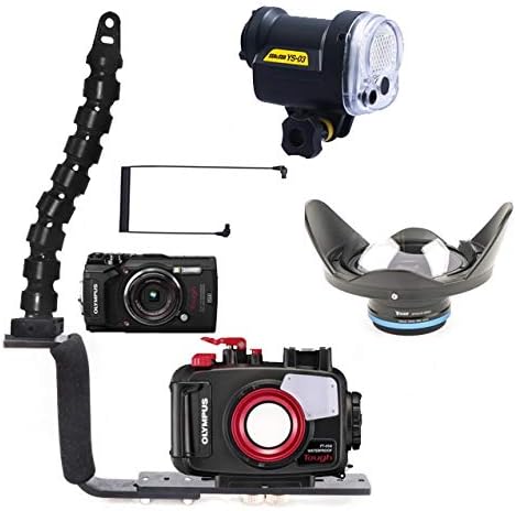 Mozaik PT-058 Underwater Housing and TG-5 Camera w/Sea and Sea YS-03 Kraken Hydra 3500