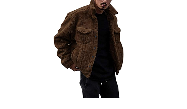 teddy bear jacket for men