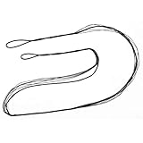 FlyArchery ALL length Sizes 45-68 INCH Dacron Bow String Replacement for Traditional Recurve LongBow Black CUSTOM Bowstring of 12 Strands