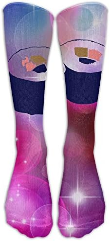 SINGDADFF Maki Sushi Watercolor Casual Unisex Sock Knee Long High Socks Christmas Gift For Boys Or Girls