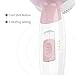 1600W Mini Travel Hair Dryer Folding Handle for Faster Drying BESTBOMG Lightweight Salon Small Pink Hair Blow Dryer with Detachable Styling Concentrator 2 Heat Setting Cool Shot Button Hot Air Brushes