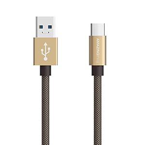AMAZINHGthing Type C SupremeLink 1m Data Cable (Gold)