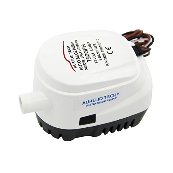 AURELIO-TECH-12V-Automatic-Submersible-Boat-Bilge-Water-Pump-750GPH-Auto-With-Float-Switch AURELIO-TECH-12V-Automatic-Submersible-Boat-Bilge-Water-Pump-750GPH-Auto-With-Float-Switch