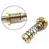 Wangdd22 1pcs T8 Anti backlash Spring Loaded Nut Elimination Gap Nut for 8mm Acme Threaded Rod Lead Screws