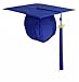 COKOSIM Unisex Adult's Matte Graduation Gown Cap Tassel Set 2019 for High School and College Ceremony,Royal Blue Size 51