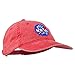 NASA Insignia Embroidered Pigment Dyed Cap - Red OSFM
