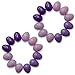 2.25" Set of 24 Purple Plastic Eggs