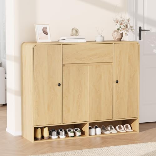 Garvee Shoe Cabinet with 4 Doors and 1 Drawer
