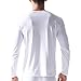 David Archy Men's 2 Pack Crew Neck Cotton Light Weight T-Shirts (M,White)