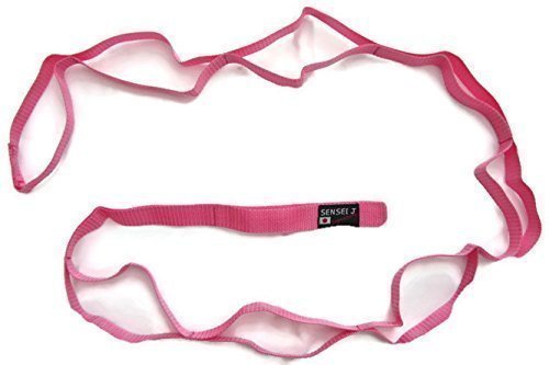 'PINK' Gymnastics,Pole Dancing,Stunt, Cheerleaders Training PINK LEG Stretcher FLEX-STRETCH Original Stretching Strap Yoga Pilates