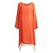 Romacci Women Casual Plus Size Dress Vintage Long Boho Maxi Dress (XXL, Orange)