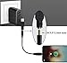 AAOTOKK USB 2.0 A Male to Male Adapter, 5.5x2.1mm Female to Male DC Power Adapter, 2 Pack