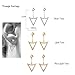 14 Pairs Ear Jackets Lotus Flower Earrings Jackets Simple Chic Ear Stud Earrings Set for Women