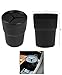 JAVOedge 2 Pack Black Small Car Storage Holder for Pens, Coins, Cash, Fits in Cup Holder