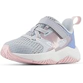 New Balance Baby-Girls Rave Run V2 Bungee Lace with Top Strap Shoe