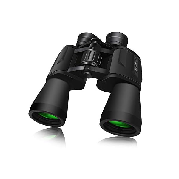 BRIGENIUS 10x50, HD Fernglas Erwachsene, Kompakt mit Nachtsicht, Wasserdicht FMC-Linse für Vogelbeobachtung Wandern Jagd Sightseeing – Bild 3
